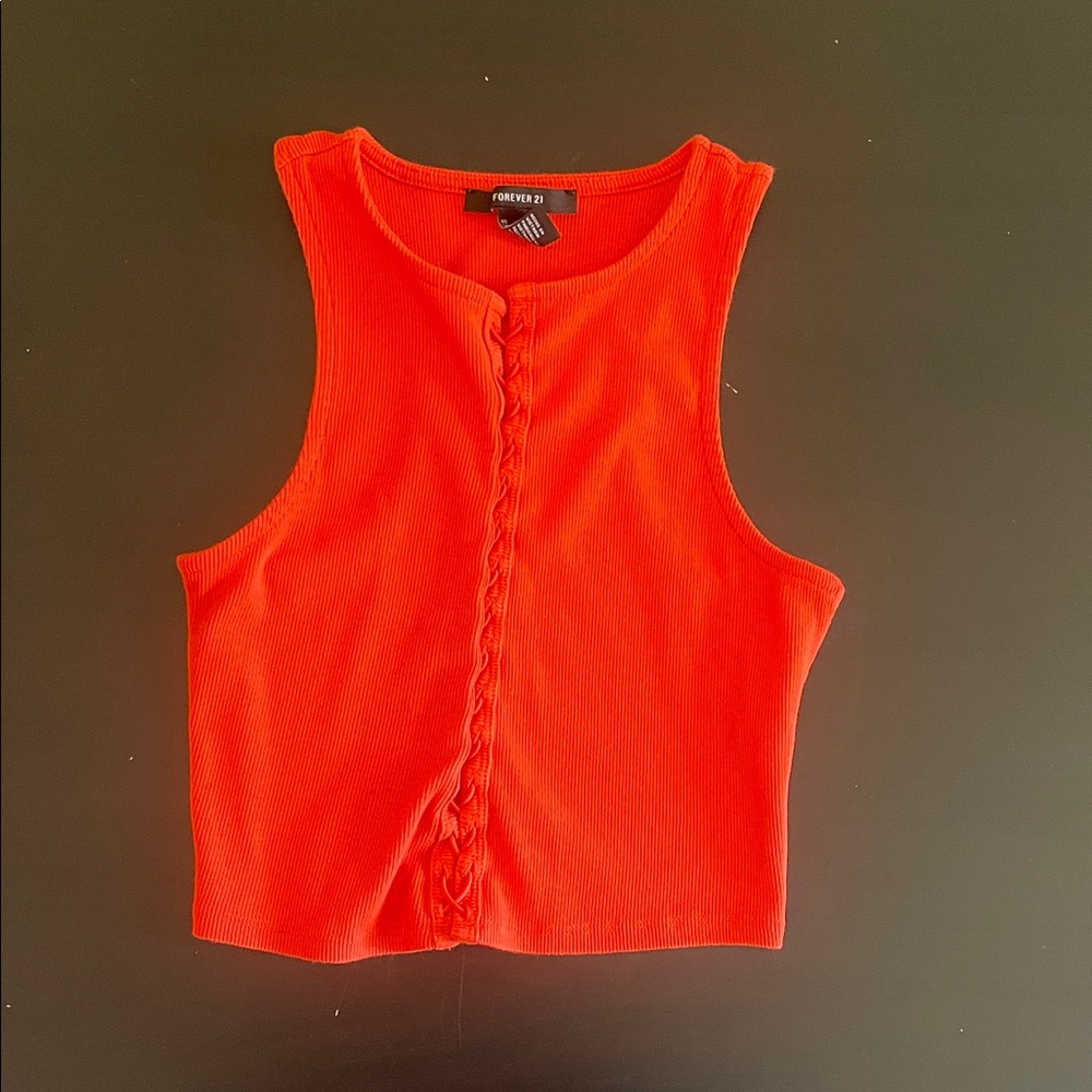 Forever 21 Bright Red Tank Top